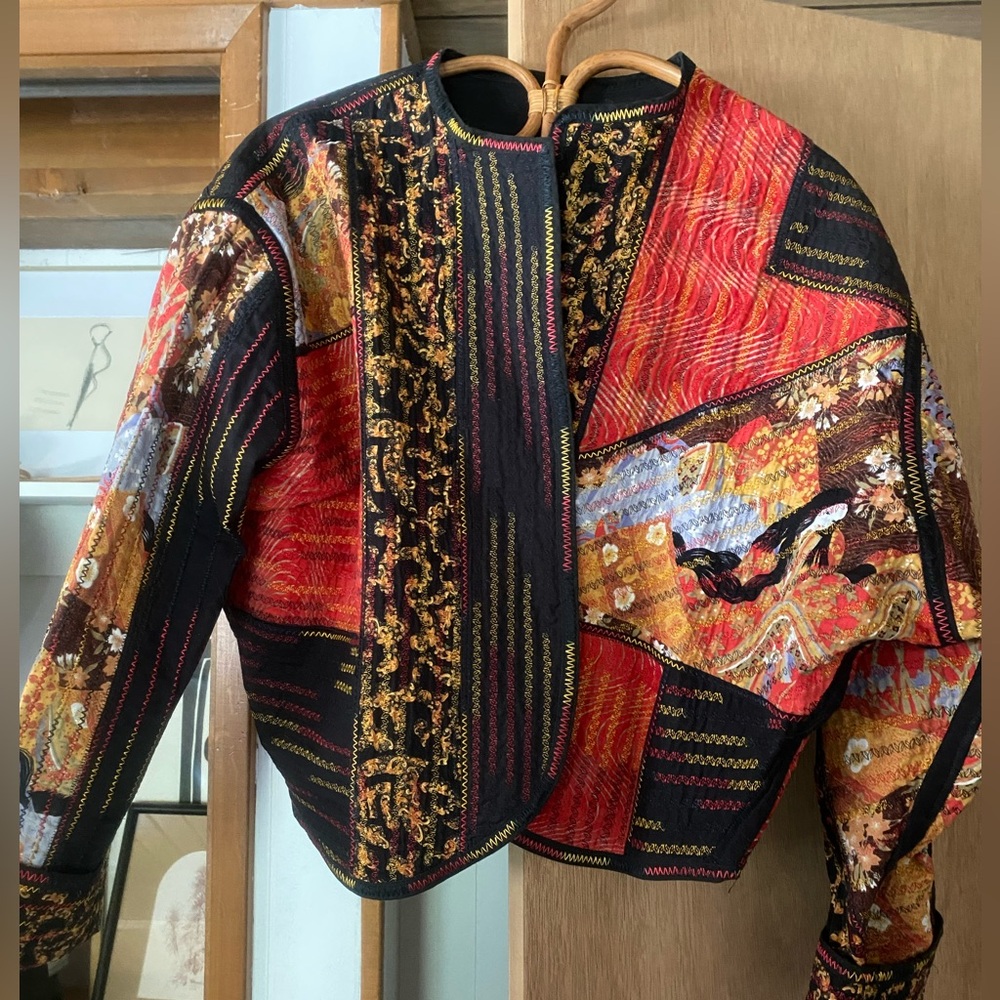 Handmade Patchwork Kimono Boho Jacket Size Small